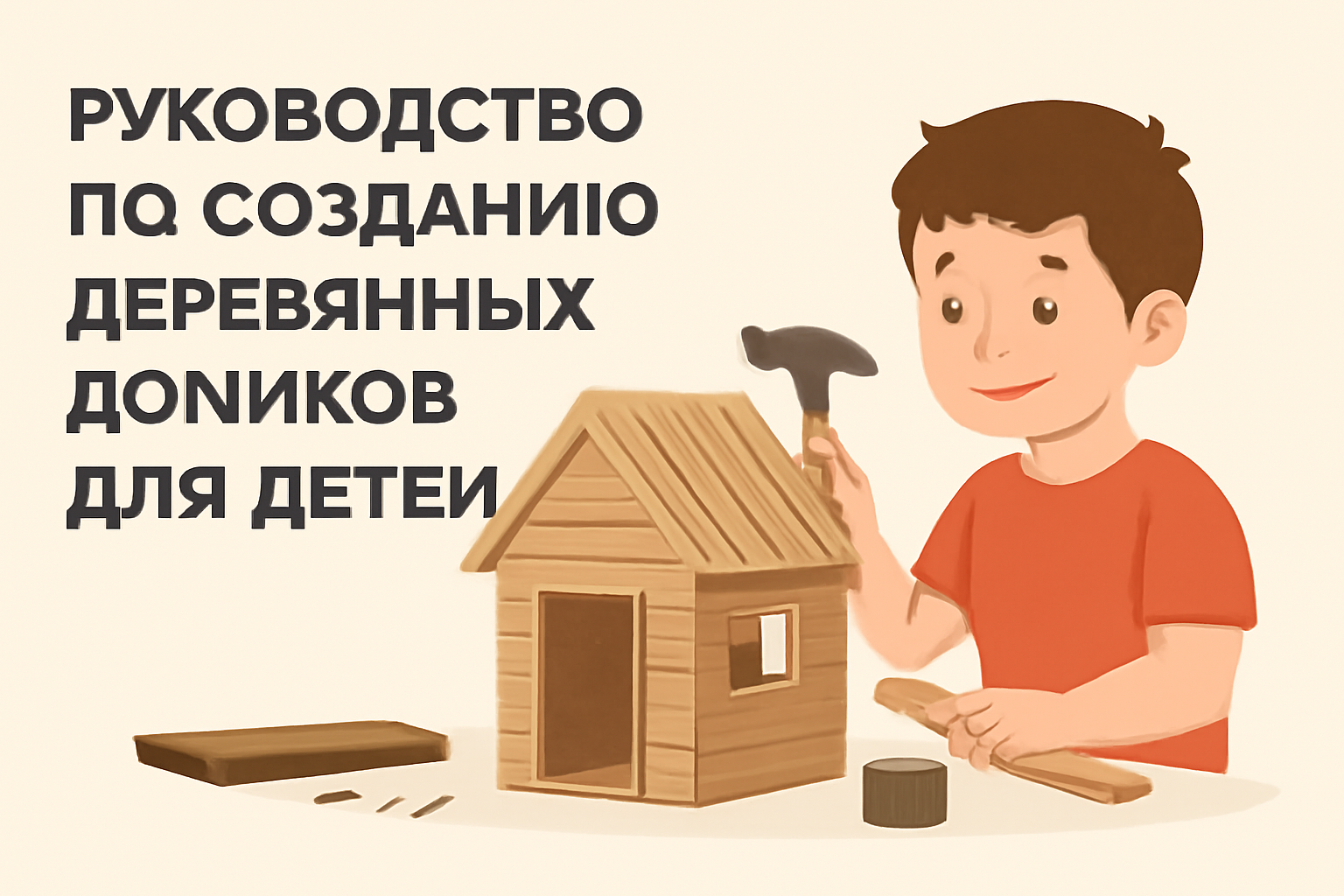 Руководство по созданию деревянных домиков для детей