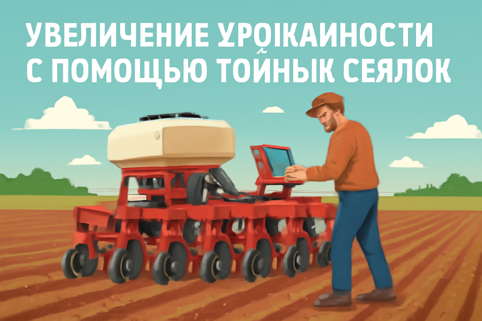Увеличение урожайности с помощью точных сеялок