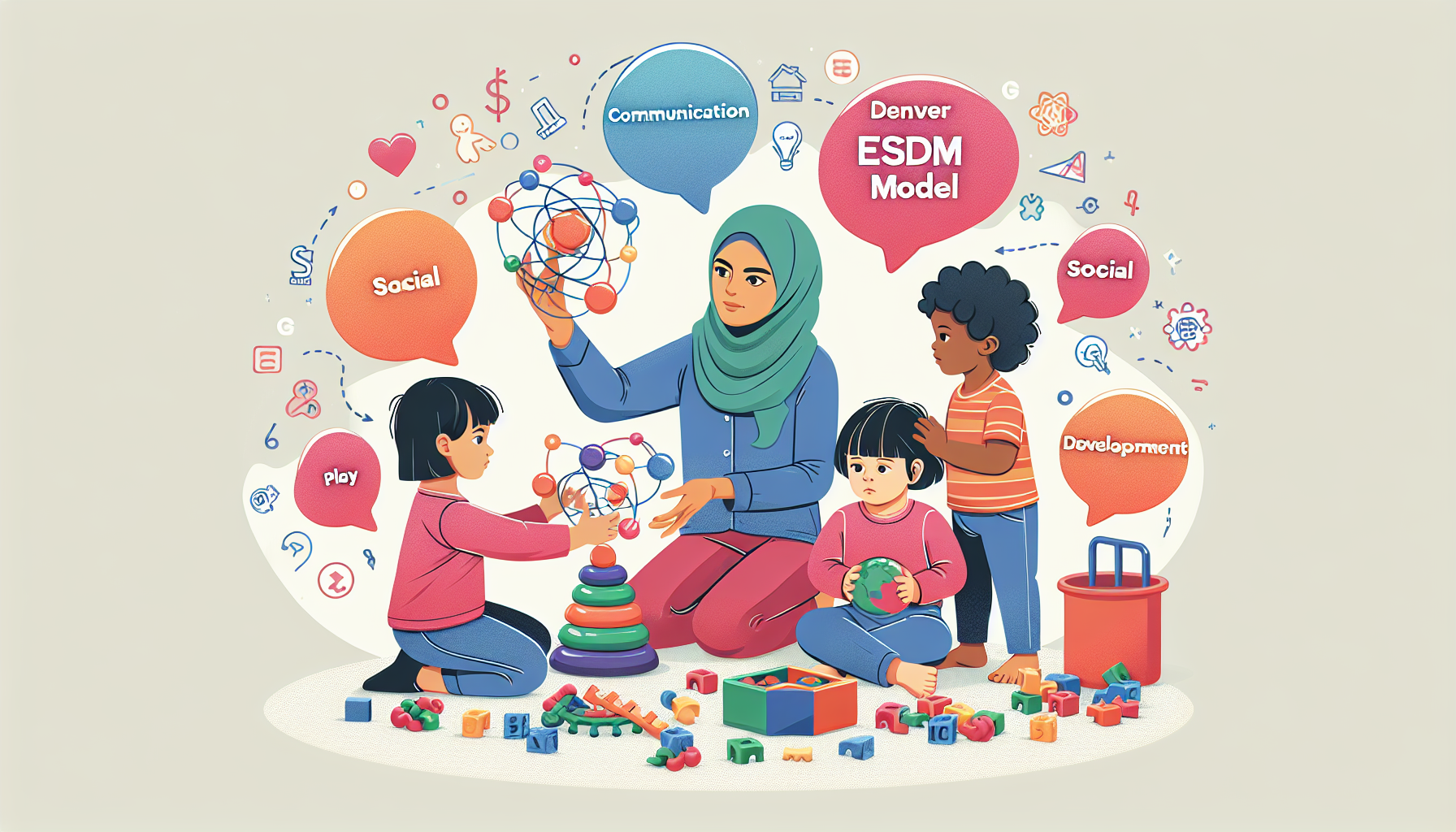 Принципы функционирования денверской модели ESDM для детей с аутизмом